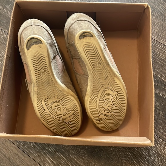 Ash Italia Bowie kicks Wedge Sneaker in Stone size 38 - Picture 5 of 5